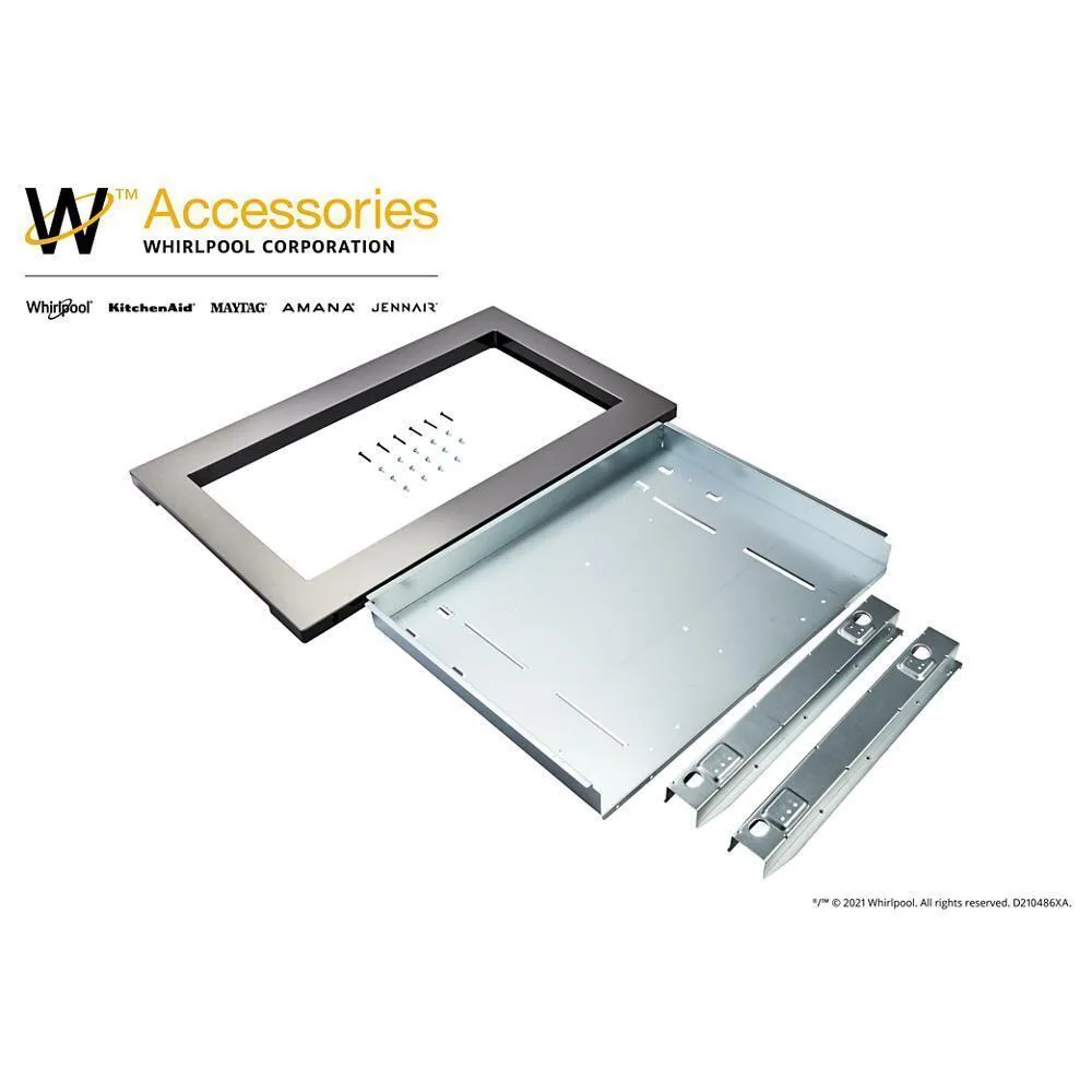 Amana MK2220AZ Countertop Microwave Trim Kit. Anti-Fingerprint Stainless Steel