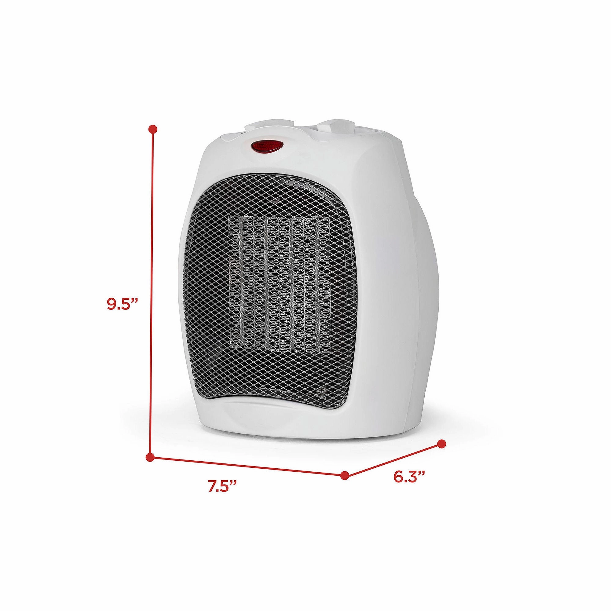 BLACK DECKER BHDC500W46 Heaters Personal Desktop Ceramic 1500W Heater, Indoor, White