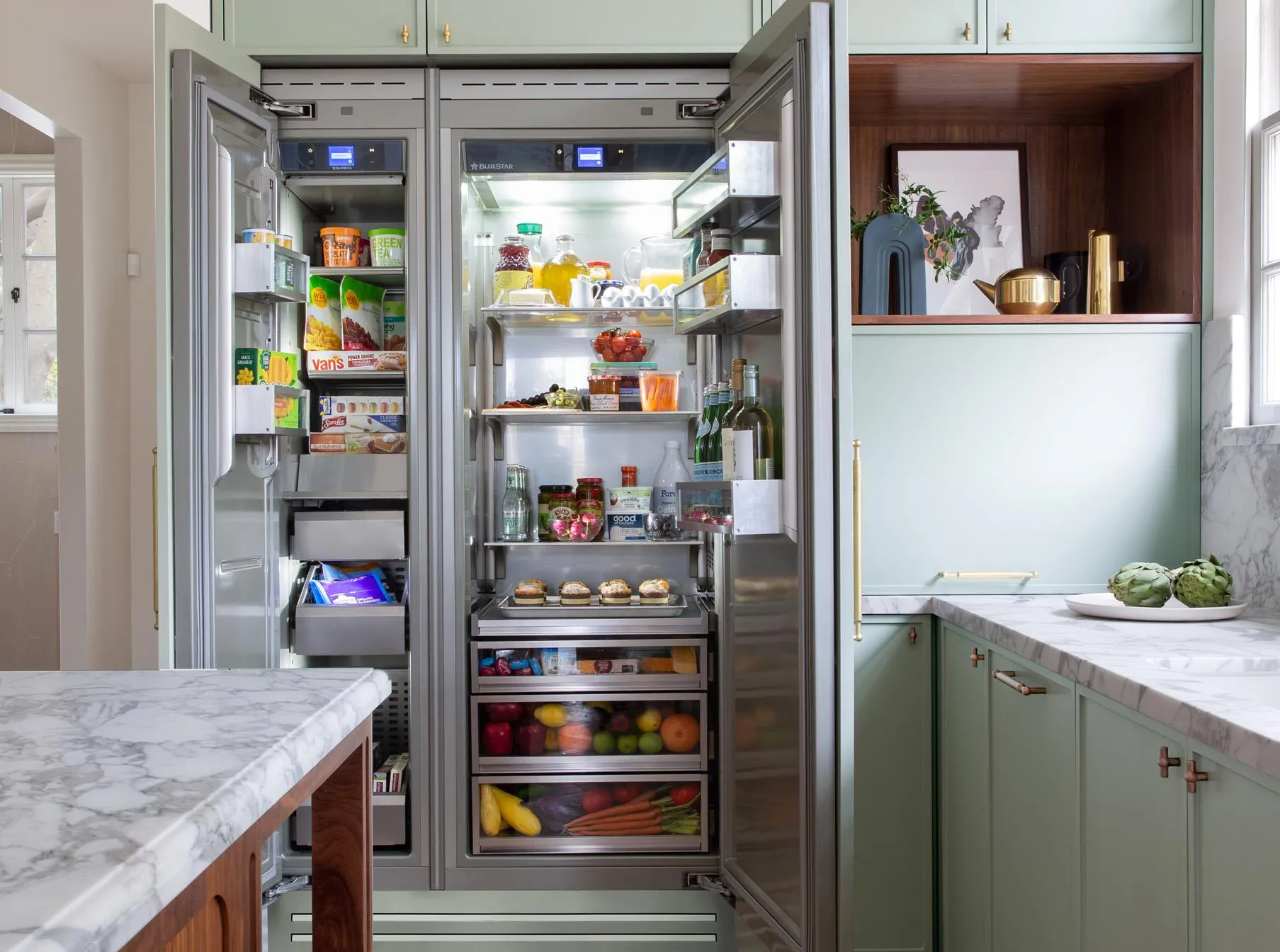 Bluestar BIFP24L0 24 Column Freezer - Panel Ready - Left Swing (Bifp24L0)