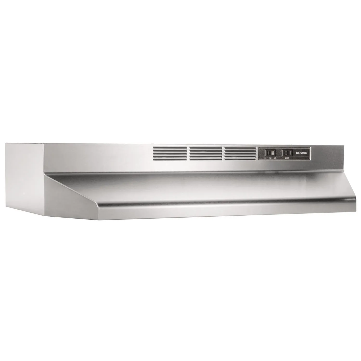 Broan 413604 Broan 36-Inch Ductless Under-Cabinet Range Hood. Stainless Steel