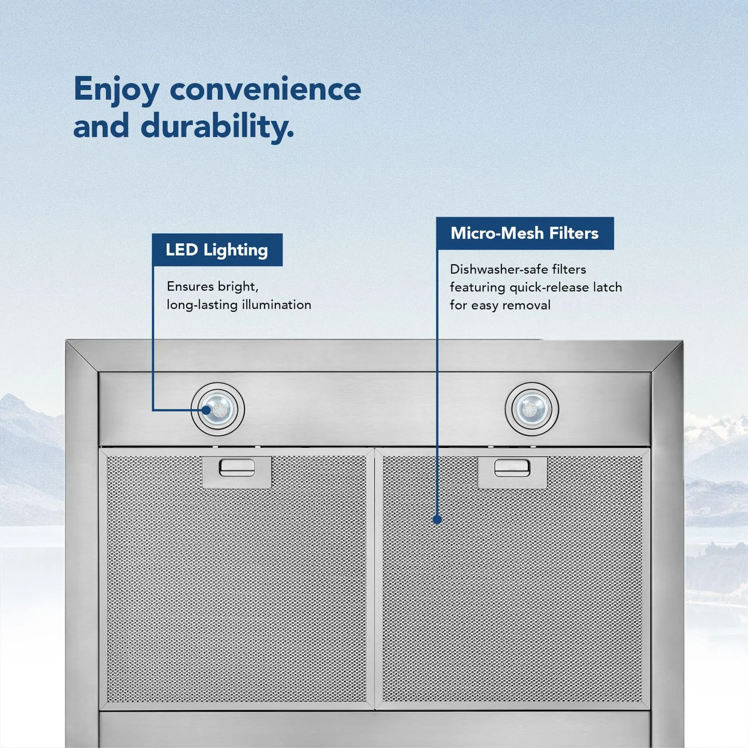 Broan BWP1304SS Broan 30-Inch Convertible Wall-Mount Pyramidal Chimney Range Hood. 450 Max Cfm. Stainless Steel