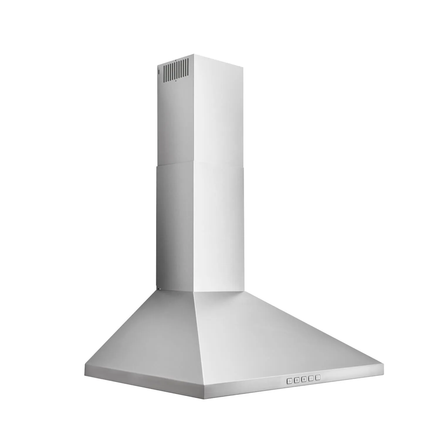 Broan BWP1304SS Broan 30-Inch Convertible Wall-Mount Pyramidal Chimney Range Hood. 450 Max Cfm. Stainless Steel