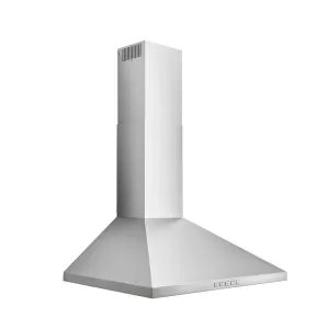 Broan BWP1304SS Broan 30-Inch Convertible Wall-Mount Pyramidal Chimney Range Hood. 450 Max Cfm. Stainless Steel