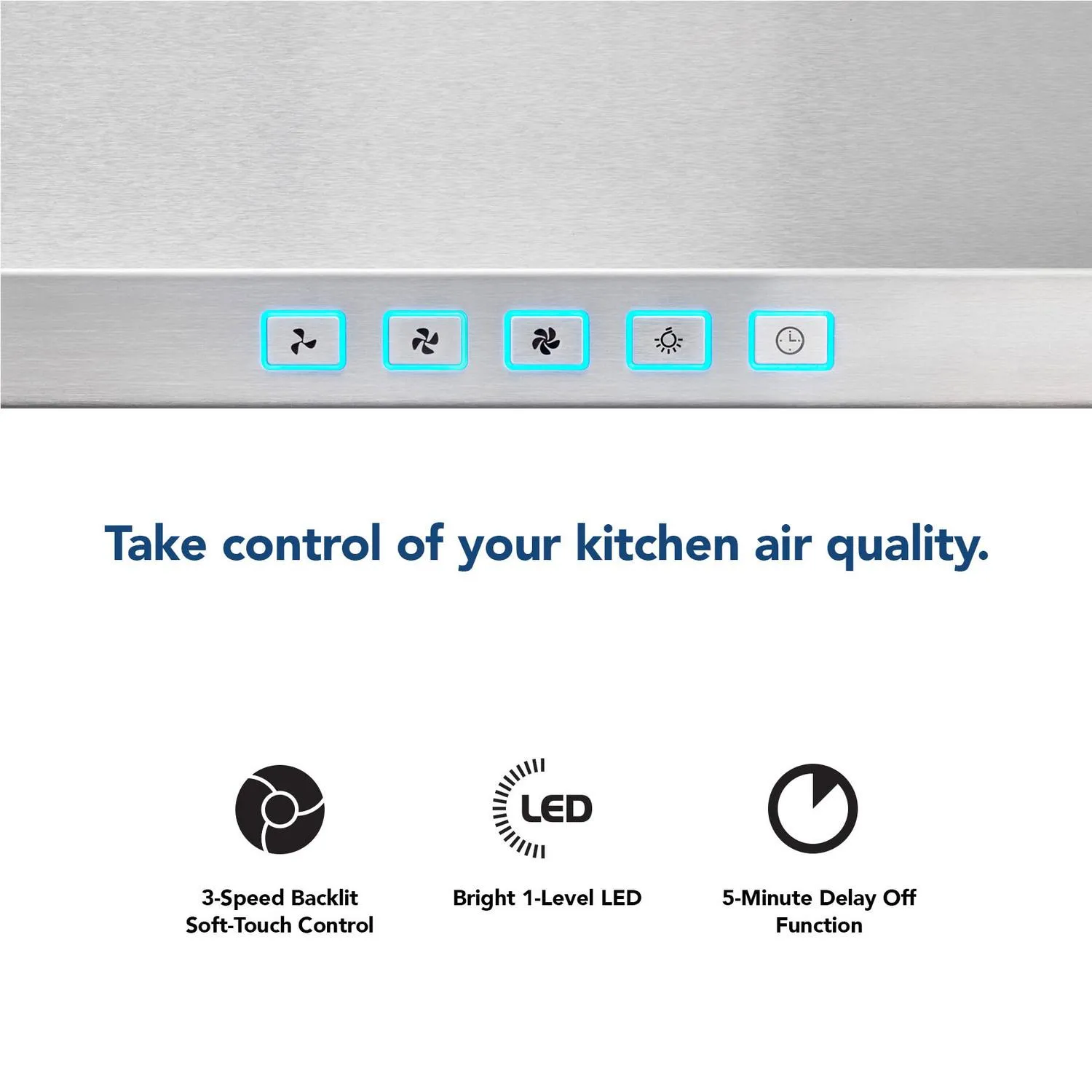 Broan BWP1304SS Broan 30-Inch Convertible Wall-Mount Pyramidal Chimney Range Hood. 450 Max Cfm. Stainless Steel