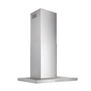 Broan BWT1304SS Broan 30-Inch Convertible Wall-Mount T-Style Chimney Range Hood. 450 Max Cfm. Stainless Steel
