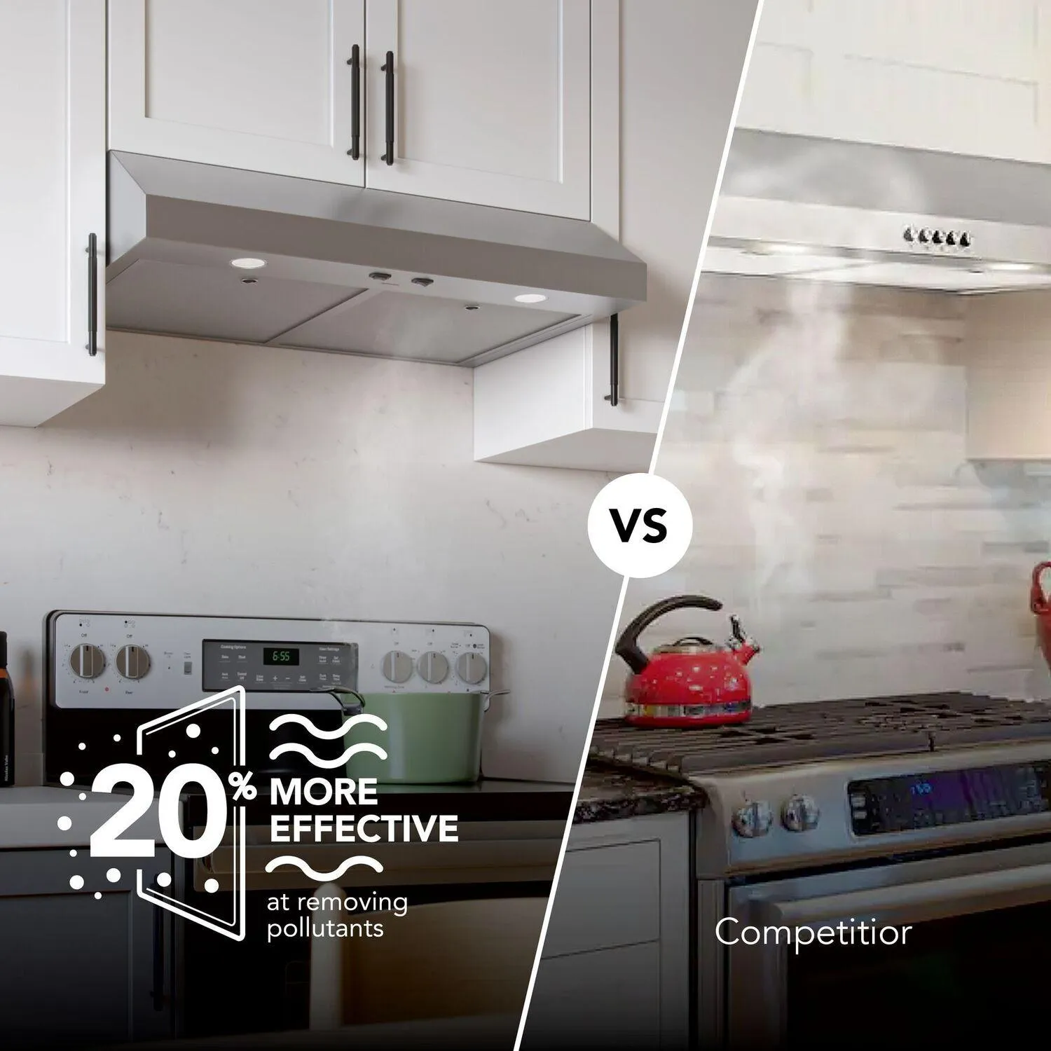 Broan GLA1303SS Broan-Nutone 30-Inch Under Cabinet Range Hood. Energy Star. 350 Max Blower Cfm. Stainless Steel