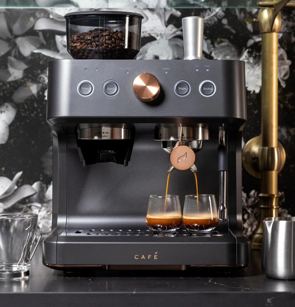 Cafe C7CESAS3RD3 Caf&#8482; Bellissimo Semi Automatic Espresso Machine   Frother