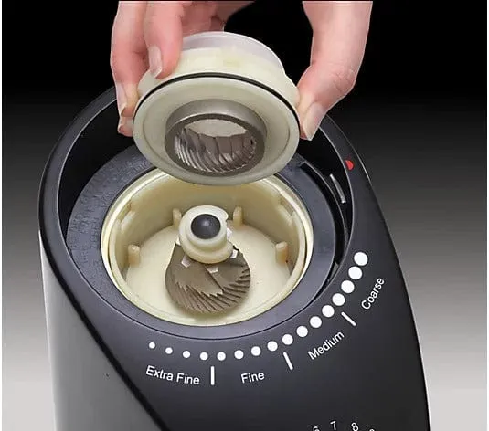 Capresso Infinity PLUS Burr Grinder. Black