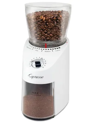 Capresso Infinity Plus Burr Grinder. White
