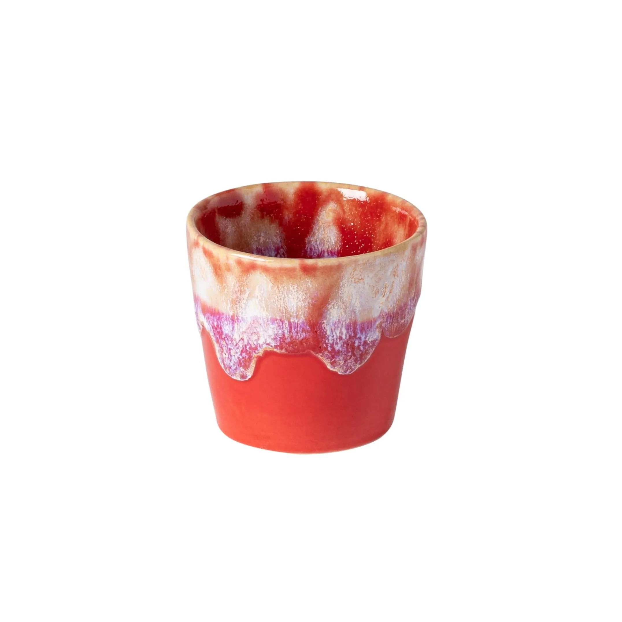 Casafina Grepresso Handmade Fine Stoneware Espresso Cup - Red