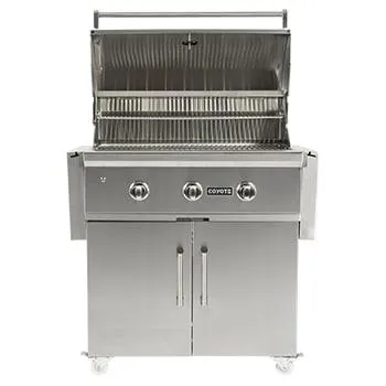 Coyote C1FTCART 30 Flat Top Grill Cart
