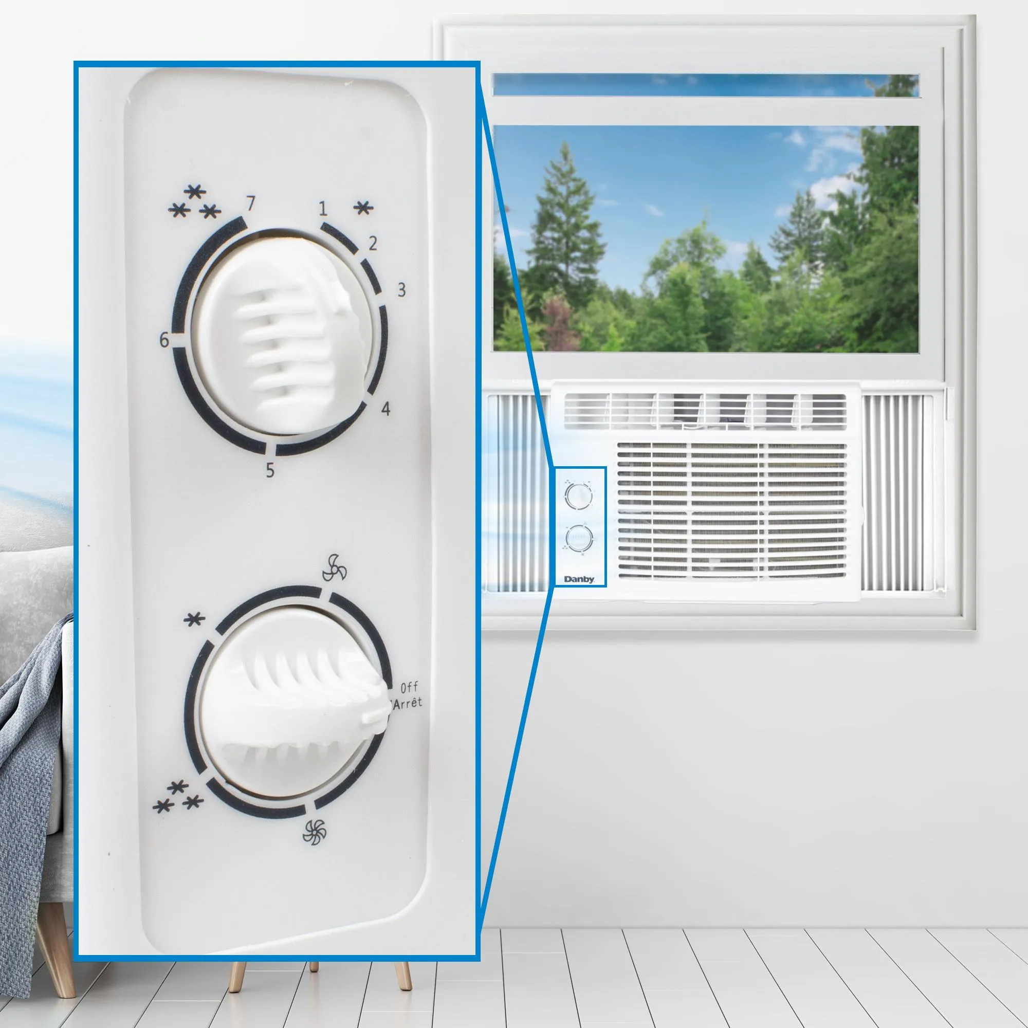 Danby DAC050MB1WDB Danby 5.000 Btu Window Ac In White