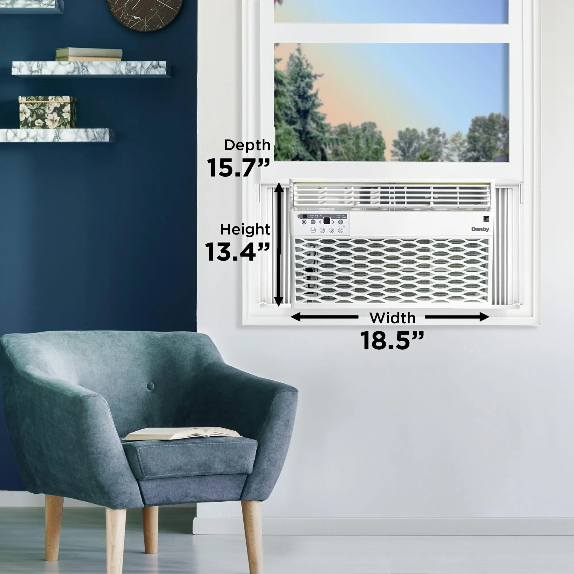 Danby DAC060EB6WDB Danby 6.000 Btu Window Ac In White