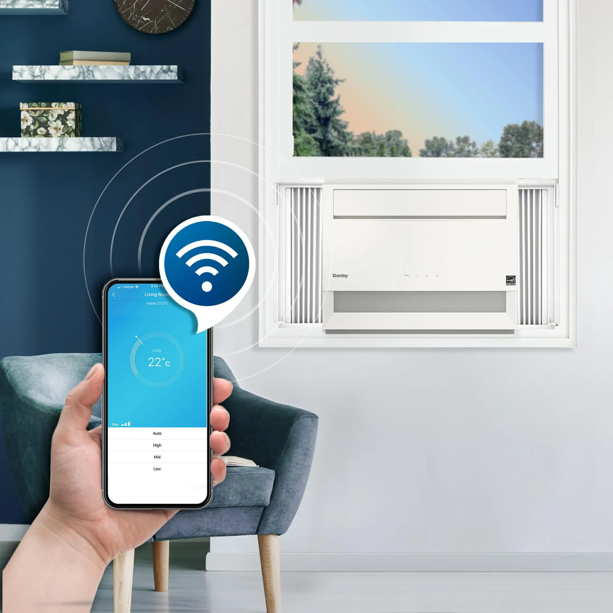 Danby DAC080B5WDB Danby 8.000 Btu Window Ac With Wifi In White