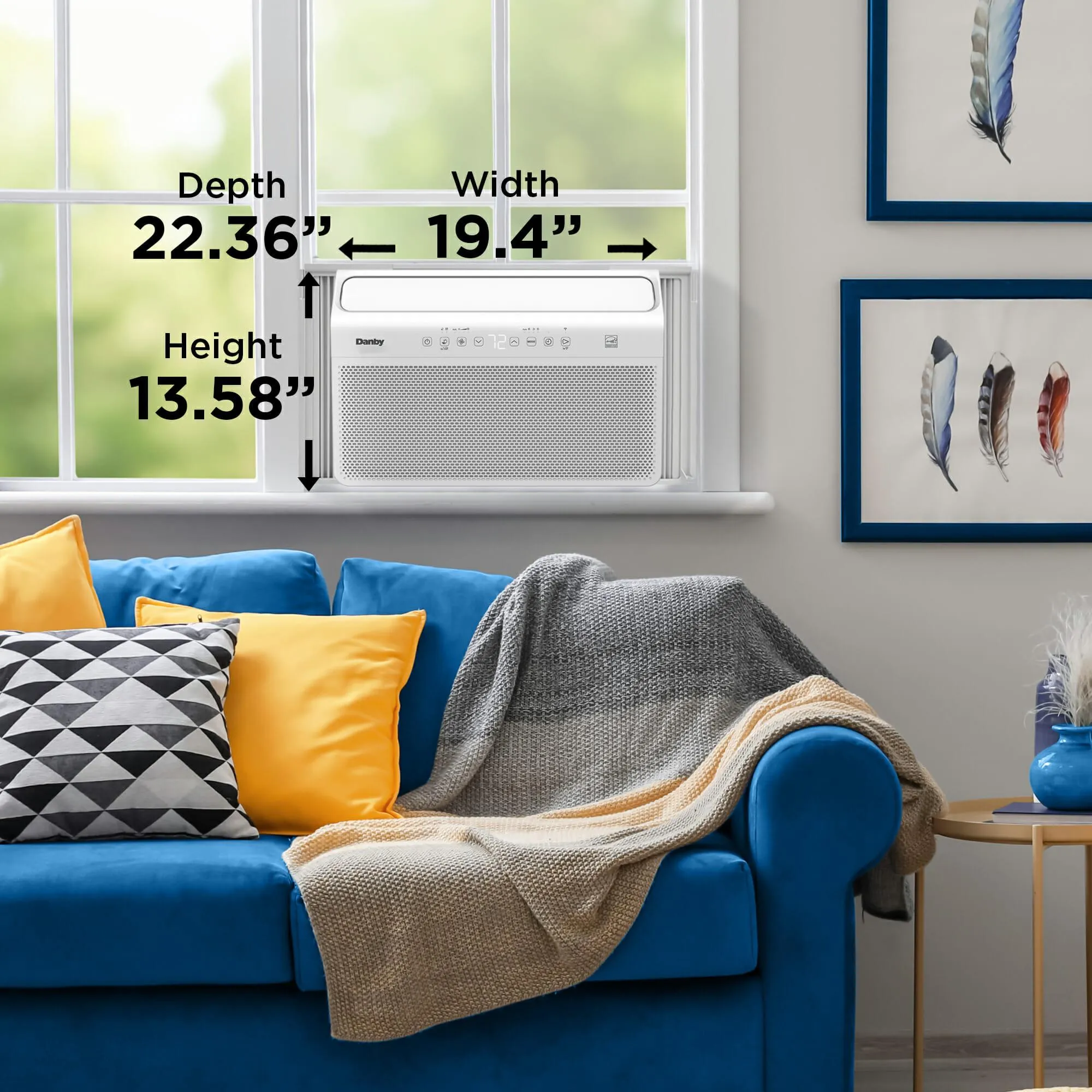 Danby DAC080B8IWDB6 Danby 8.000 Btu Window Ac In White