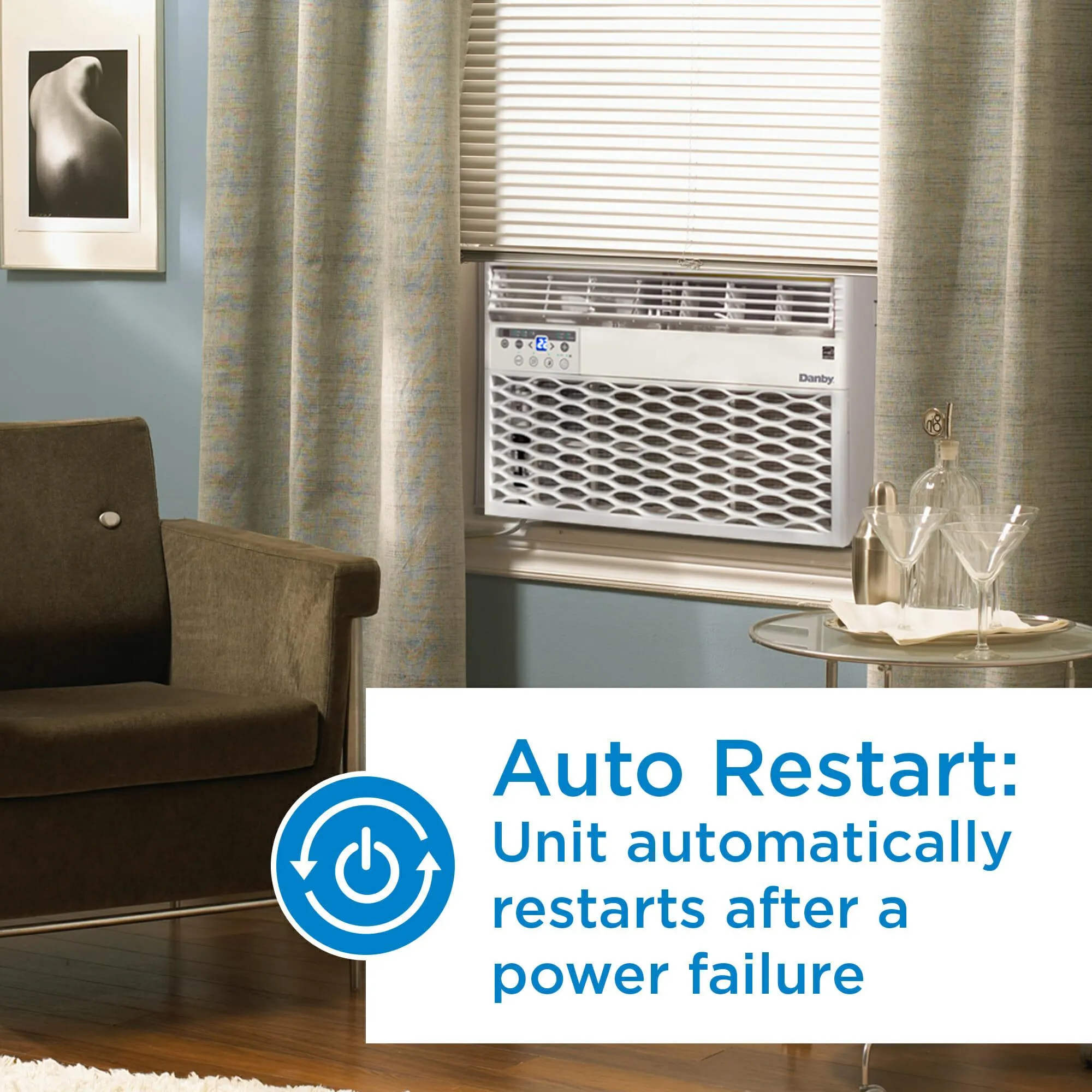 Danby DAC080EB6WDB Danby 8.000 Btu Window Ac In White