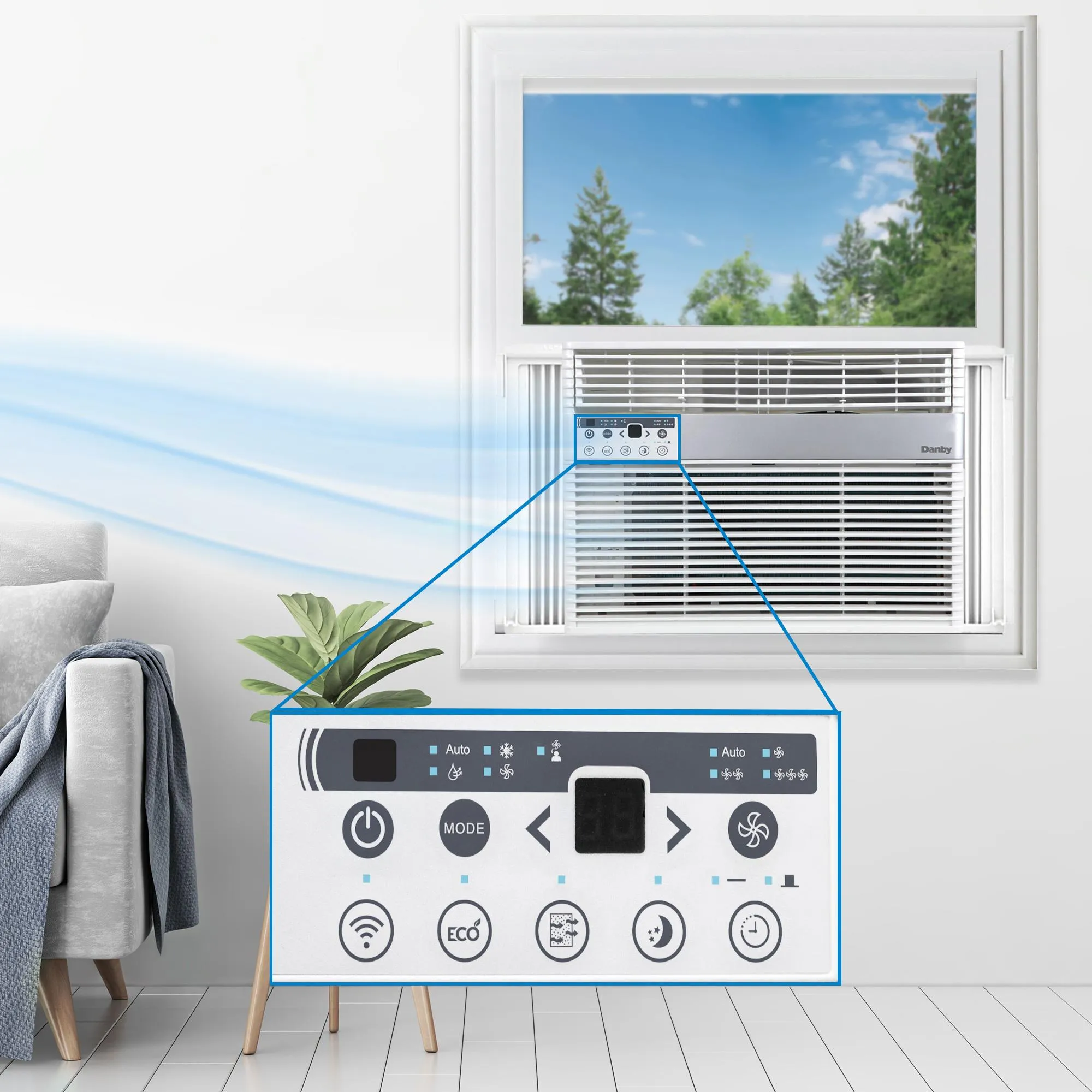 Danby DAC145EB6WDB6 Danby 14.500 Btu Window Ac With Wifi In White