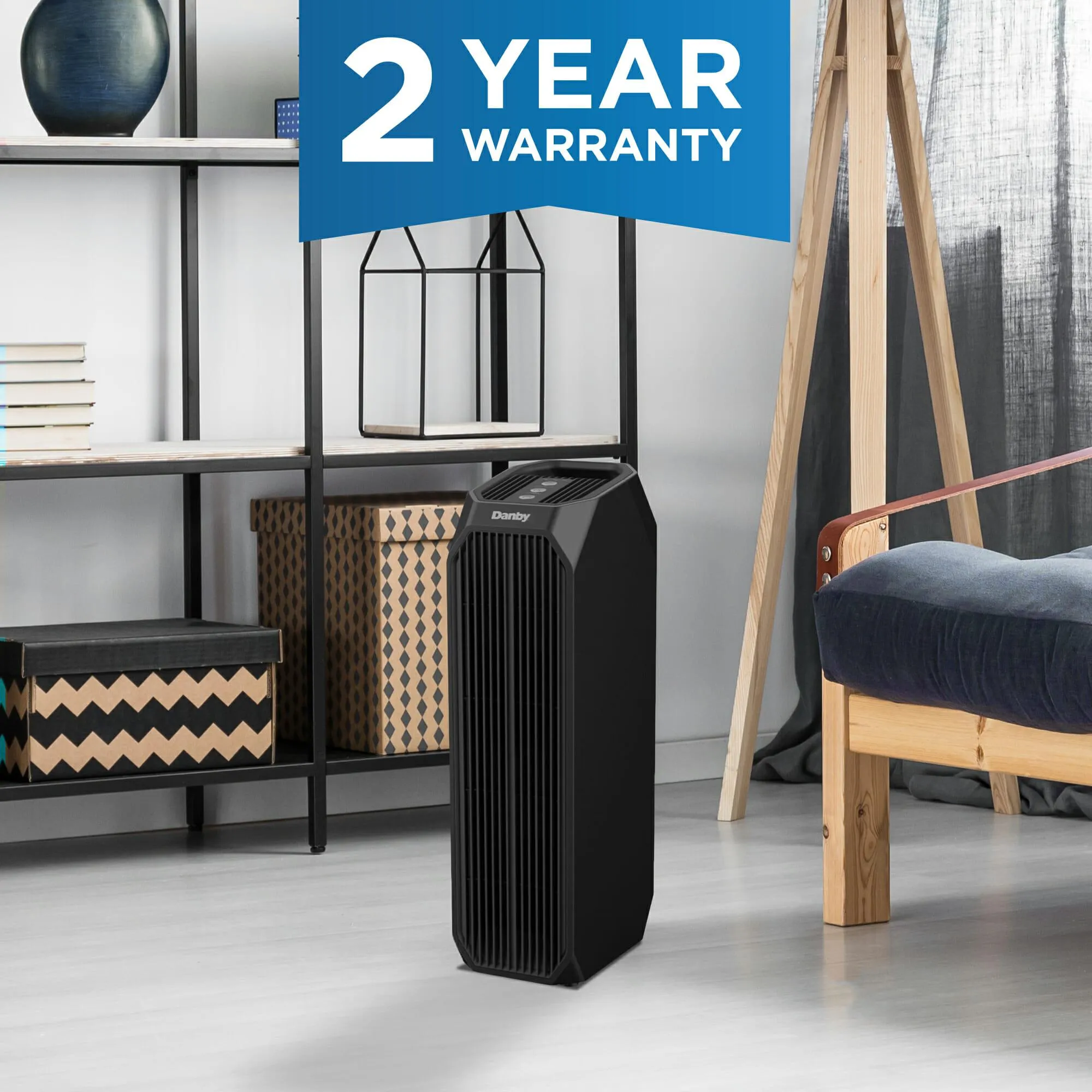 Danby DAP143BABUV Danby Air Purifier Up To 210 Sq. Ft. In Black