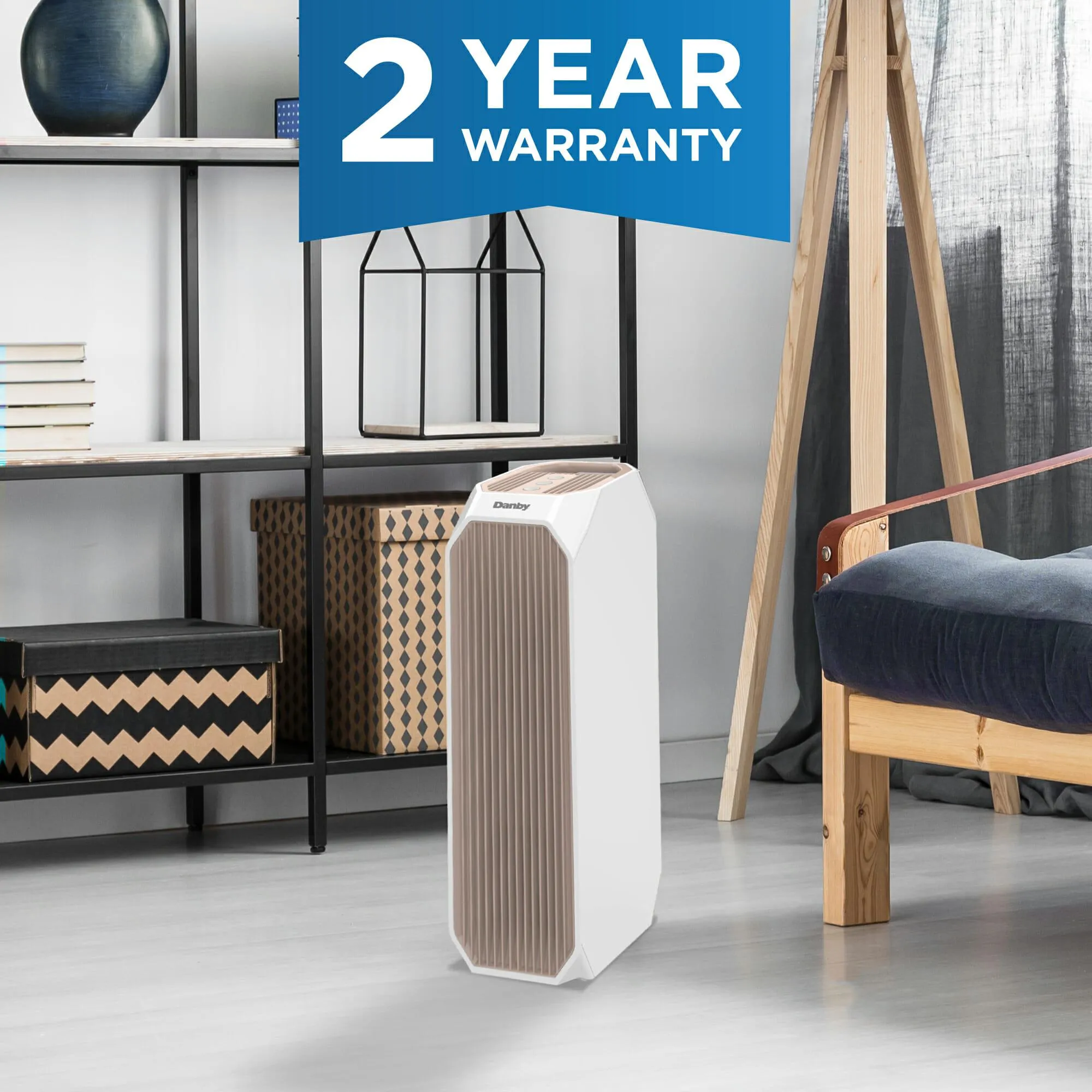 Danby DAP143BAWUV Danby Air Purifier Up To 210 Sq. Ft. In White