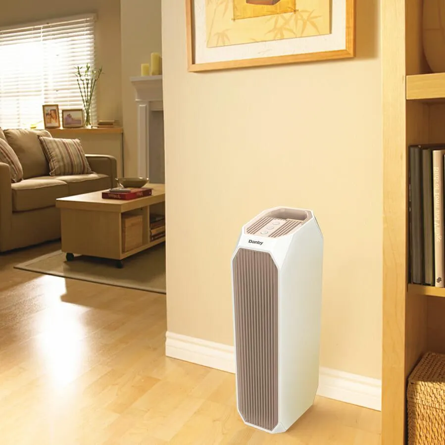 Danby DAP143BAWUV Danby Air Purifier Up To 210 Sq. Ft. In White