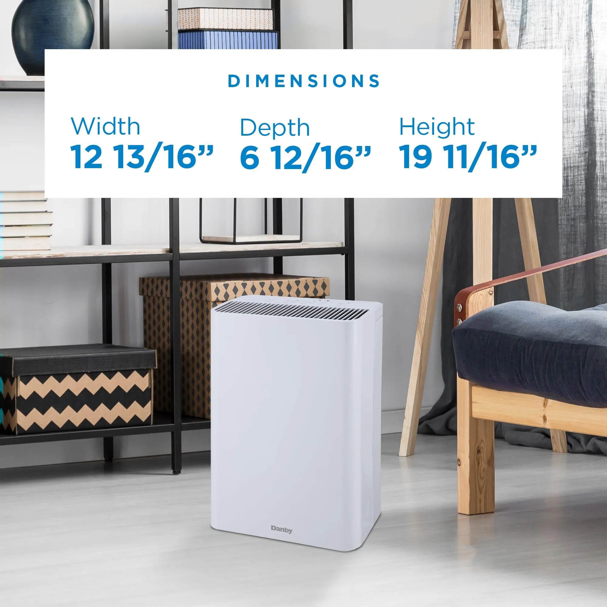 Danby DAP152BAWI Danby Air Purifier Up To 210 Sq. Ft. In White
