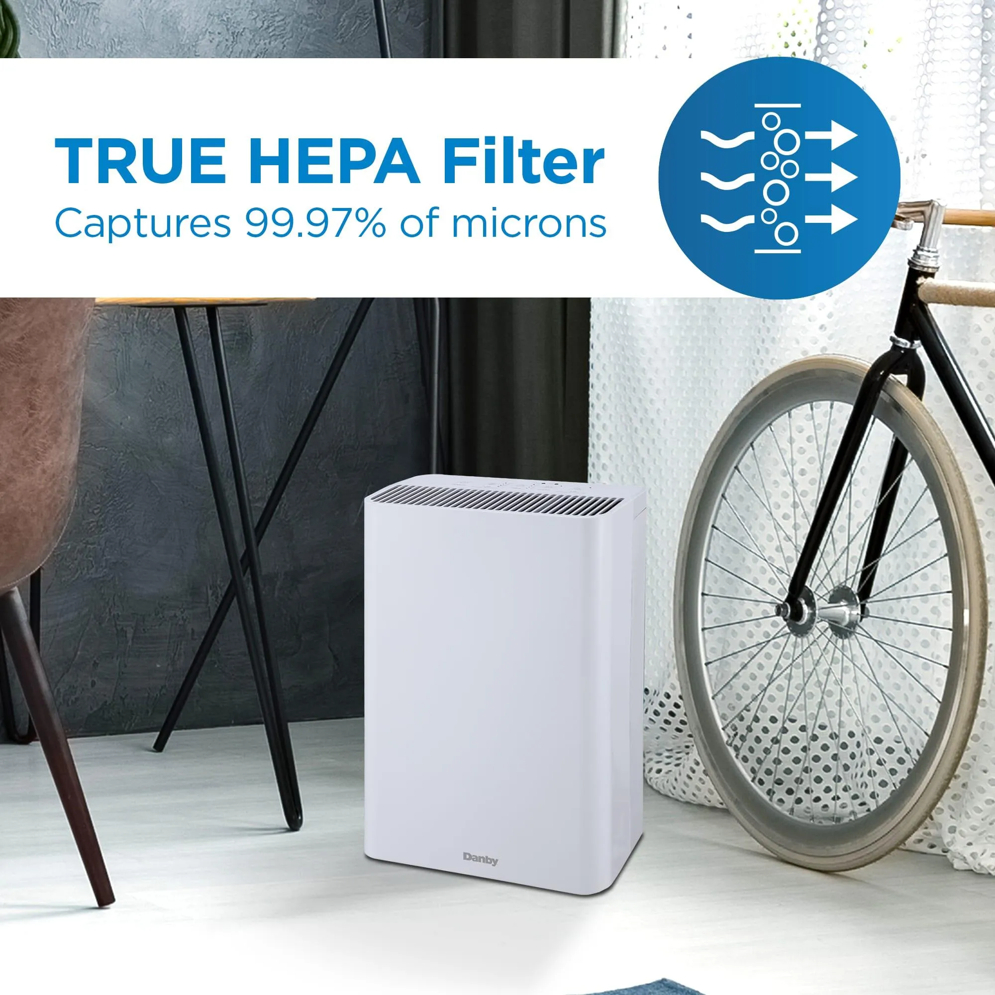 Danby DAP152BAWI Danby Air Purifier Up To 210 Sq. Ft. In White