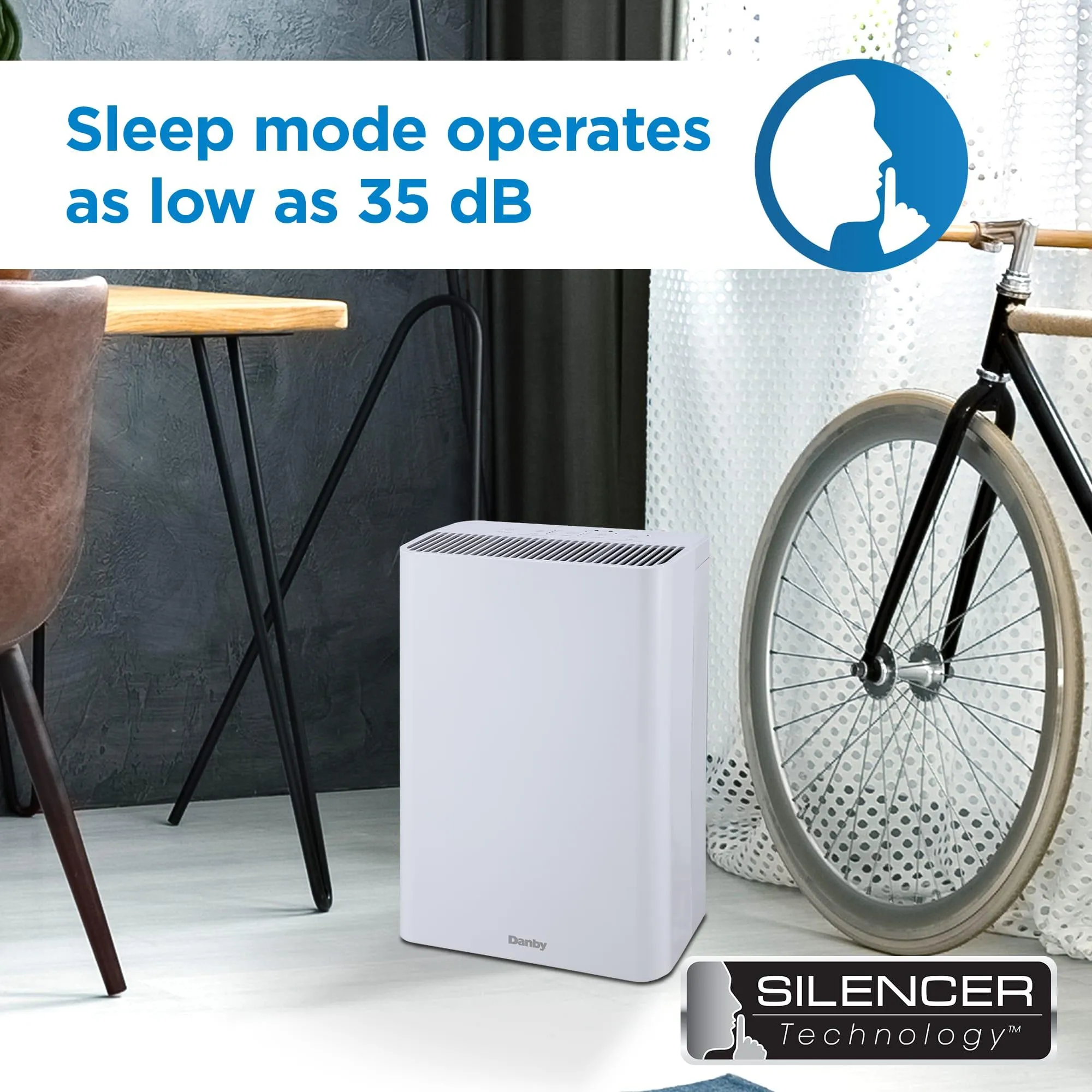 Danby DAP152BAWI Danby Air Purifier Up To 210 Sq. Ft. In White