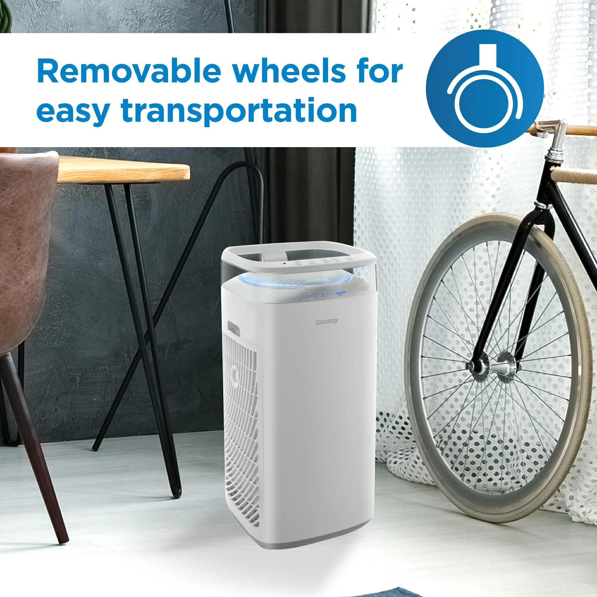 Danby DAP290BAW Danby Air Purifier Up To 450 Sq. Ft. In White