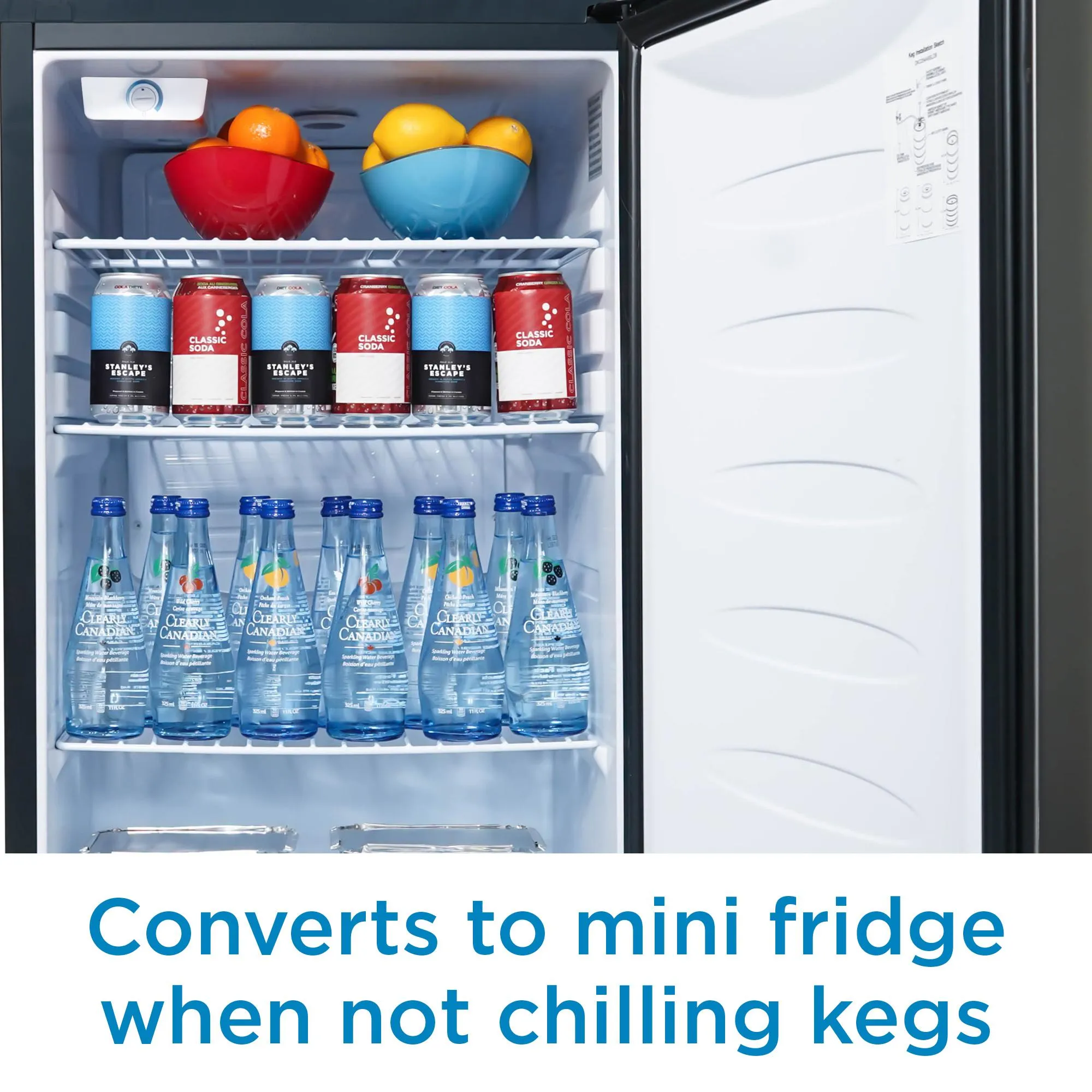 Danby DKC054A9SLDB Danby 5.4 Cu. Ft. Kegerator