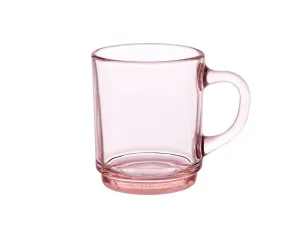 Duralex Versailles Stackable Glass Mug. Blush - 8 3/4oz.