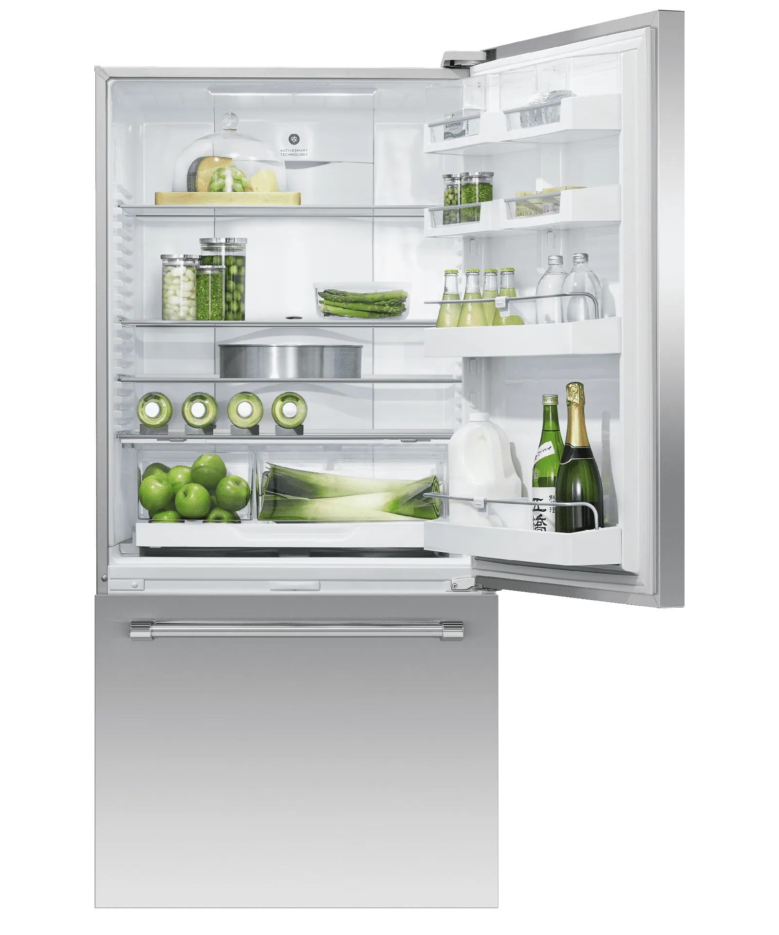 Fisher & Paykel RF170WRKJX6 Freestanding Refrigerator Freezer. 32. 17.1 Cu Ft. Ice