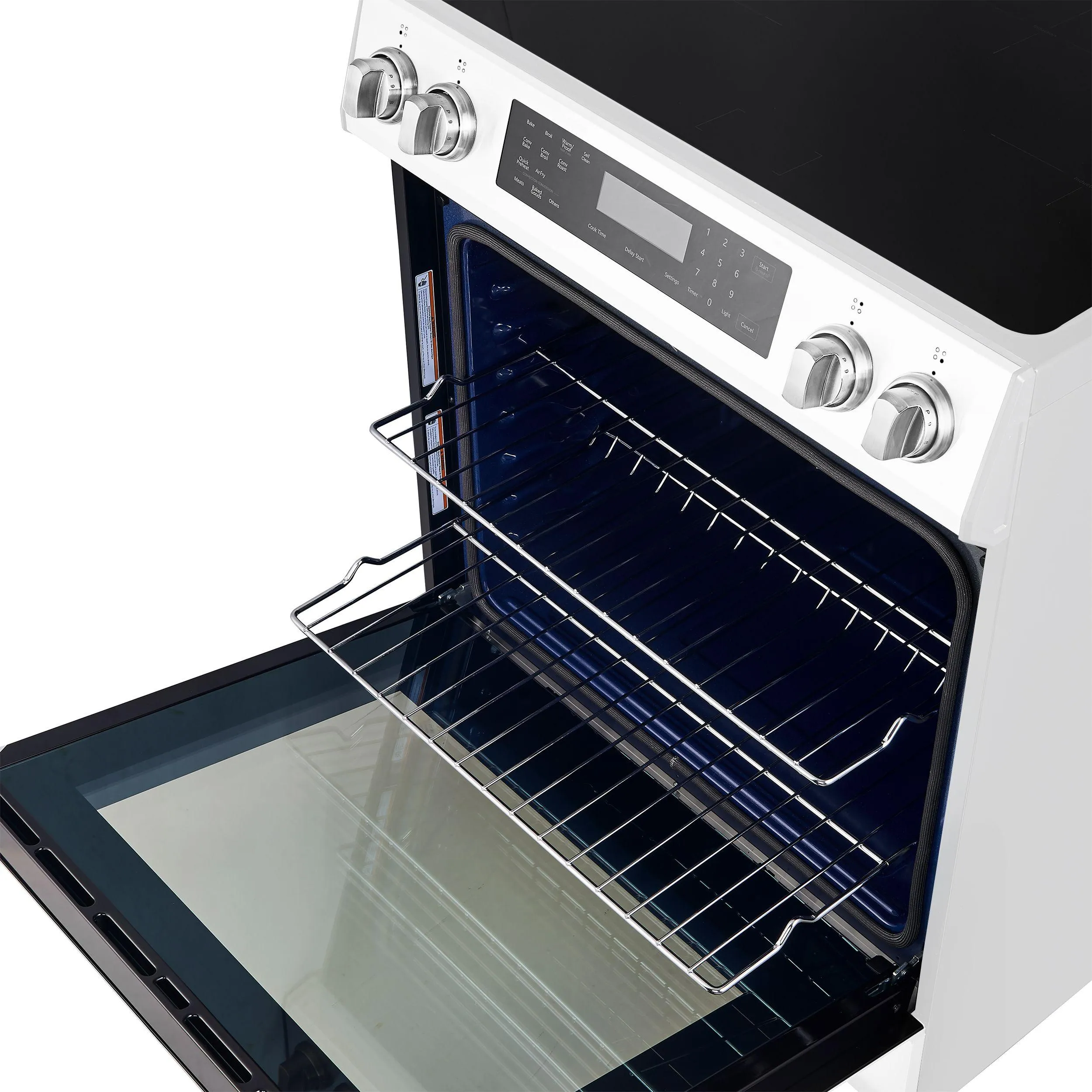 Forno FFSIN090530WHT Espresso Donatello 30-Inch Slide-In Induction Range White