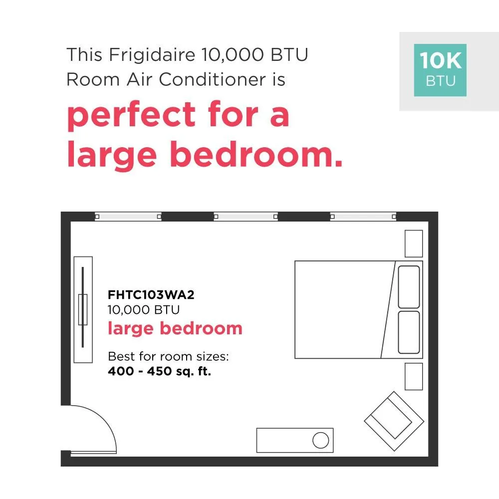 Frigidaire FHTC103WA2 Frigidaire 10.000 Btu Built-In Room Air Conditioner