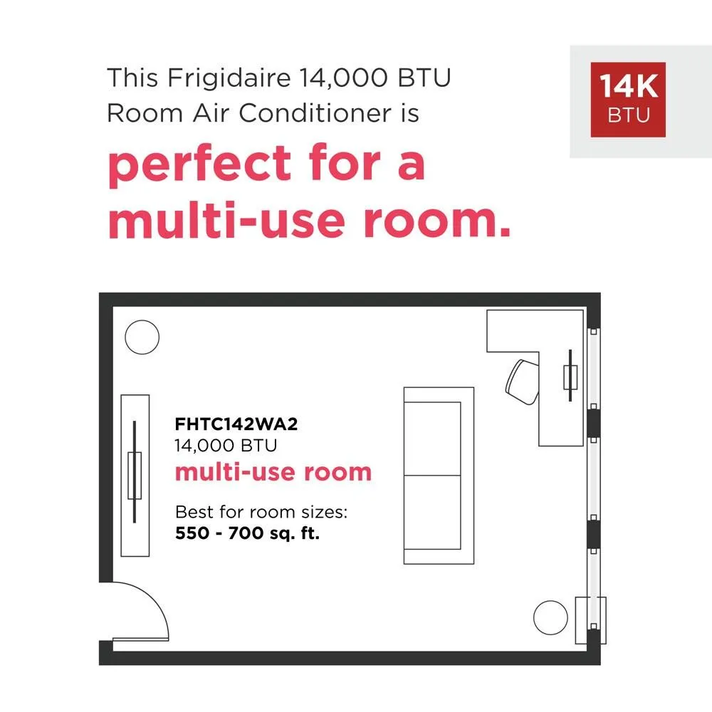 Frigidaire FHTC142WA2 Frigidaire 14.000 Btu Built-In Room Air Conditioner