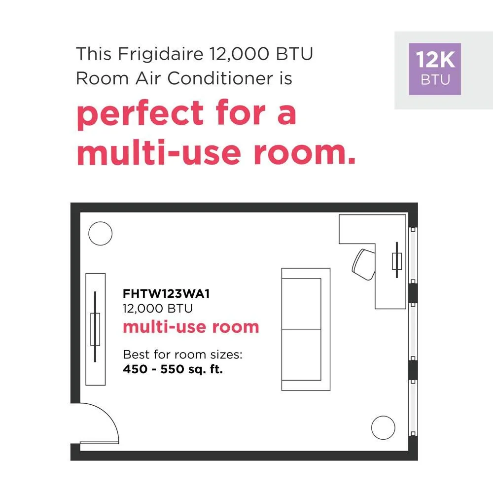 Frigidaire FHTW123WA1 Frigidaire 12.000 Btu Built-In Room Air Conditioner