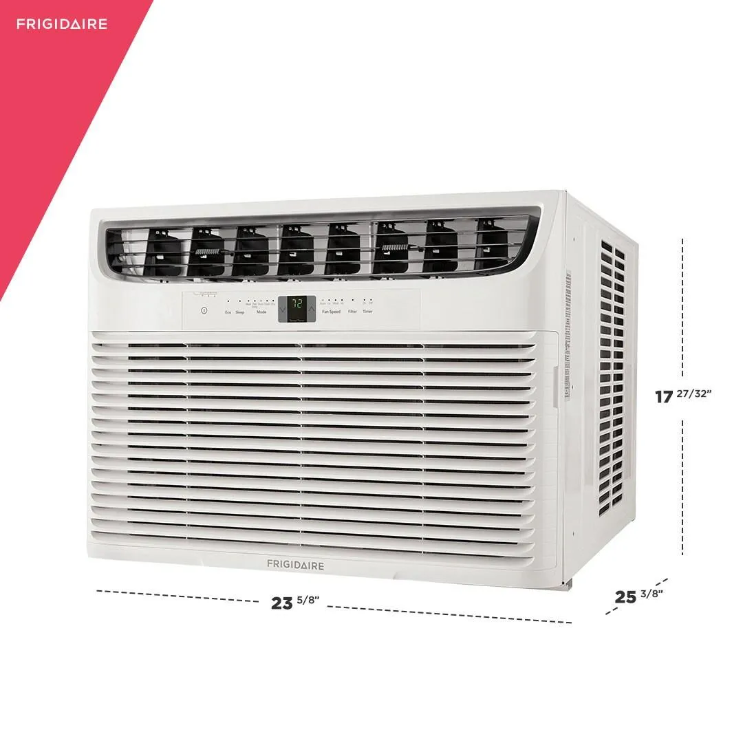 Frigidaire FHWE182WA2 Frigidaire 18.500 Btu Window Air Conditioner With Supplemental Heat And Slide Out Chassis