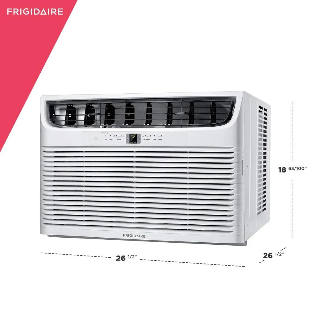 Frigidaire FHWE252WA2 Frigidaire 25.000 Btu Window Air Conditioner With Supplemental Heat And Slide Out Chassis