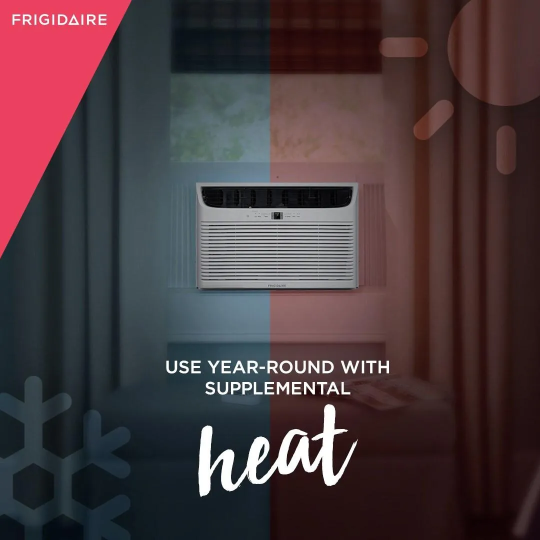 Frigidaire FHWE252WA2 Frigidaire 25.000 Btu Window Air Conditioner With Supplemental Heat And Slide Out Chassis