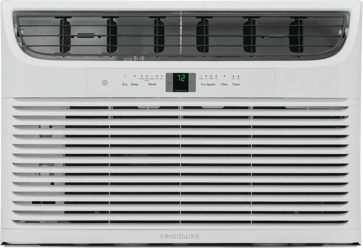 Frigidaire FHWH112WA1 Frigidaire 11.000 Btu Window Air Conditioner With Supplemental Heat And Slide Out Chassis