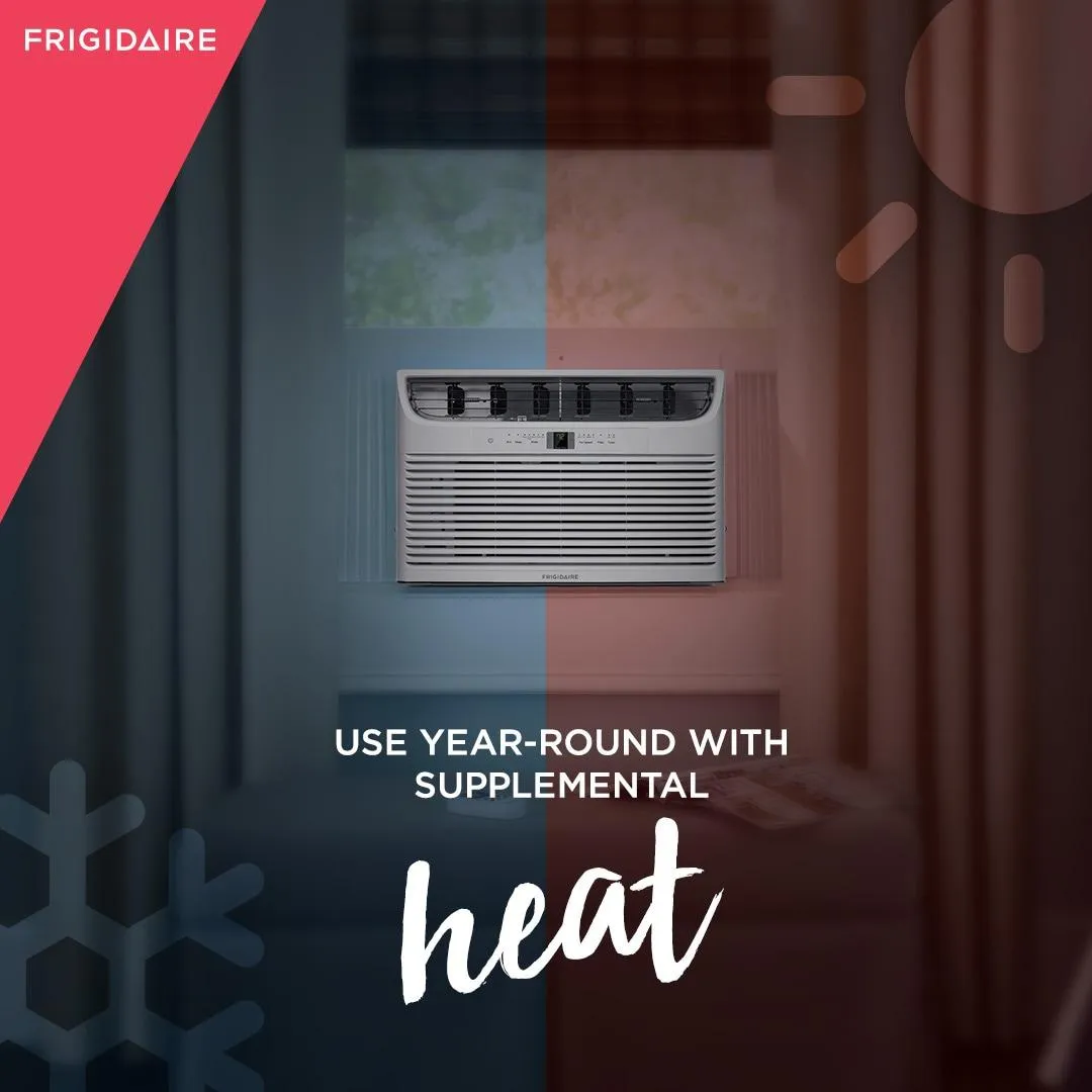 Frigidaire FHWH112WA1 Frigidaire 11.000 Btu Window Air Conditioner With Supplemental Heat And Slide Out Chassis