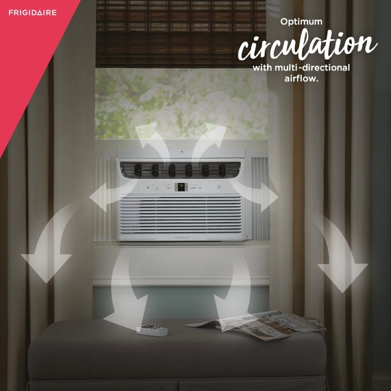 Frigidaire FHWW063WBE Frigidaire 6.000 Btu Connected Window-Mounted Room Air Conditioner