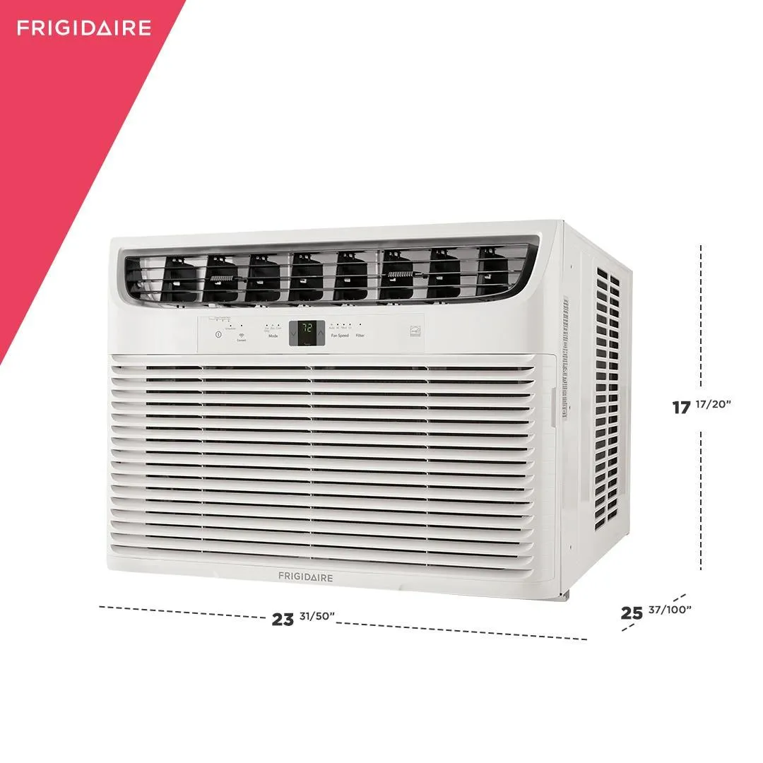 Frigidaire FHWW183WC2 Frigidaire 18.000 Btu Connected Window Air Conditioner With Slide Out Chassis