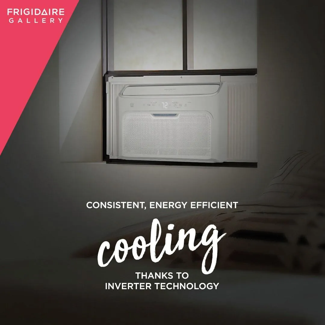 Frigidaire GHWQ083WC1 Frigidaire Gallery 8.000 Btu Inverter Quiet Temp Smart Room Air Conditioner