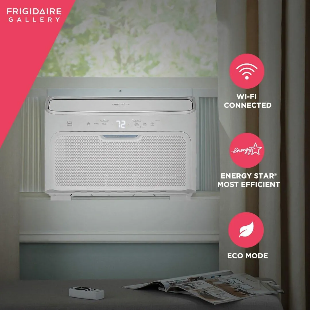 Frigidaire GHWQ083WC1 Frigidaire Gallery 8.000 Btu Inverter Quiet Temp Smart Room Air Conditioner