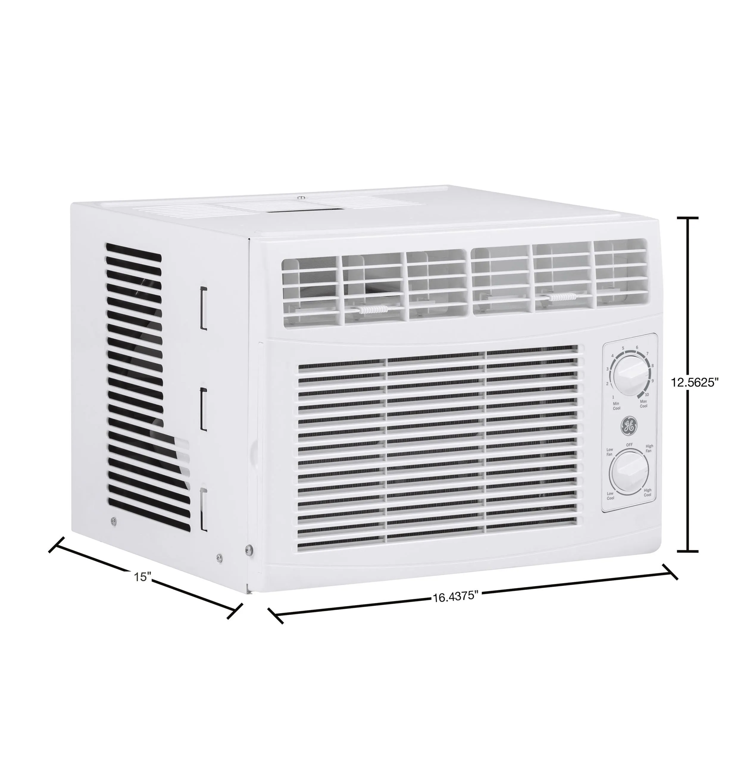 Ge Appliances AHEC05AC Ge 5.000 Btu Mechanical Window Air Conditioner For Small Rooms Up To 150 Sq Ft.