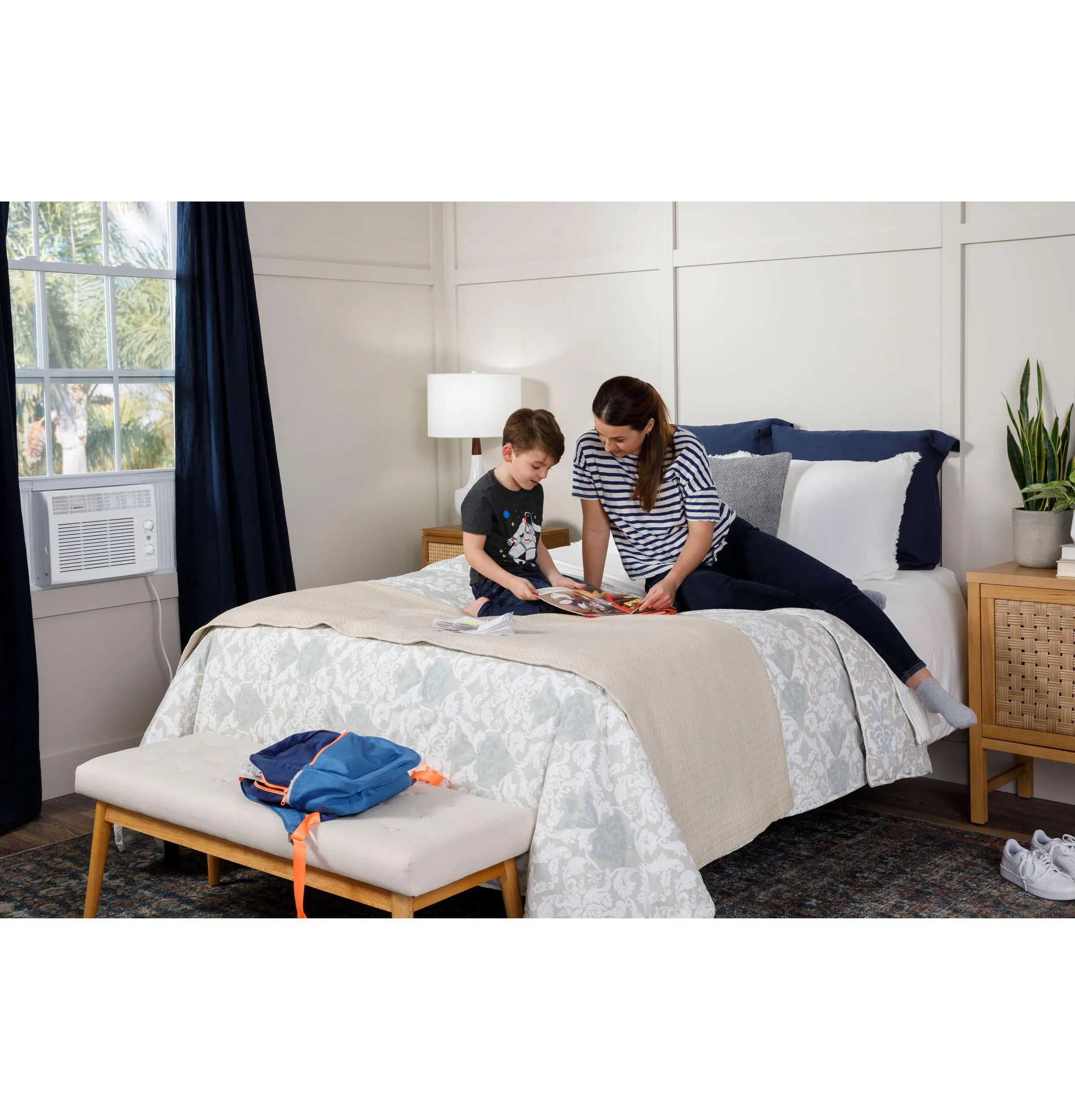 Ge Appliances AHEC05AC Ge 5.000 Btu Mechanical Window Air Conditioner For Small Rooms Up To 150 Sq Ft.