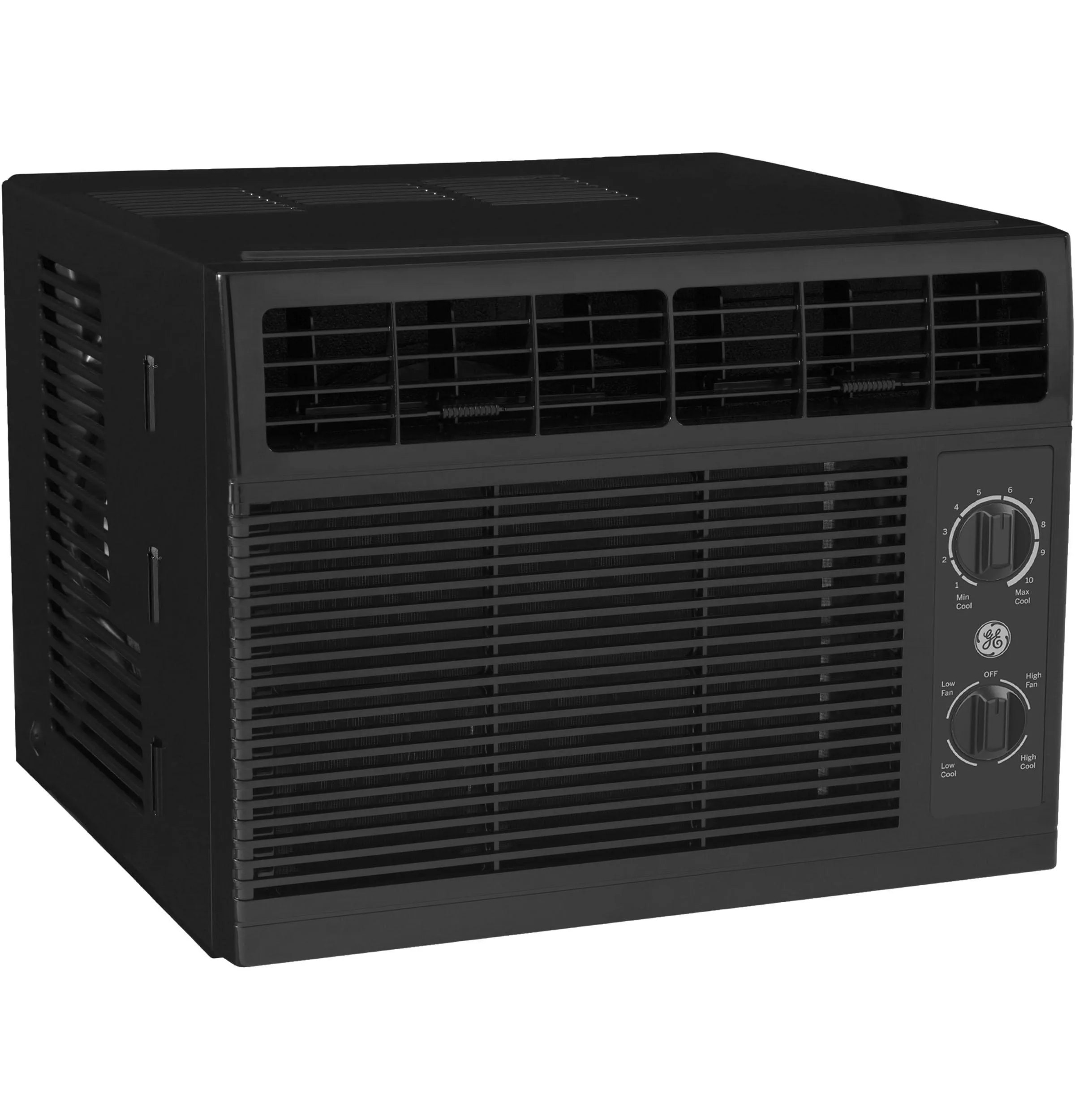 Ge Appliances AHED05AC Ge 5.000 Btu Mechanical Window Air Conditioner For Small Rooms Up To 150 Sq Ft.. Black