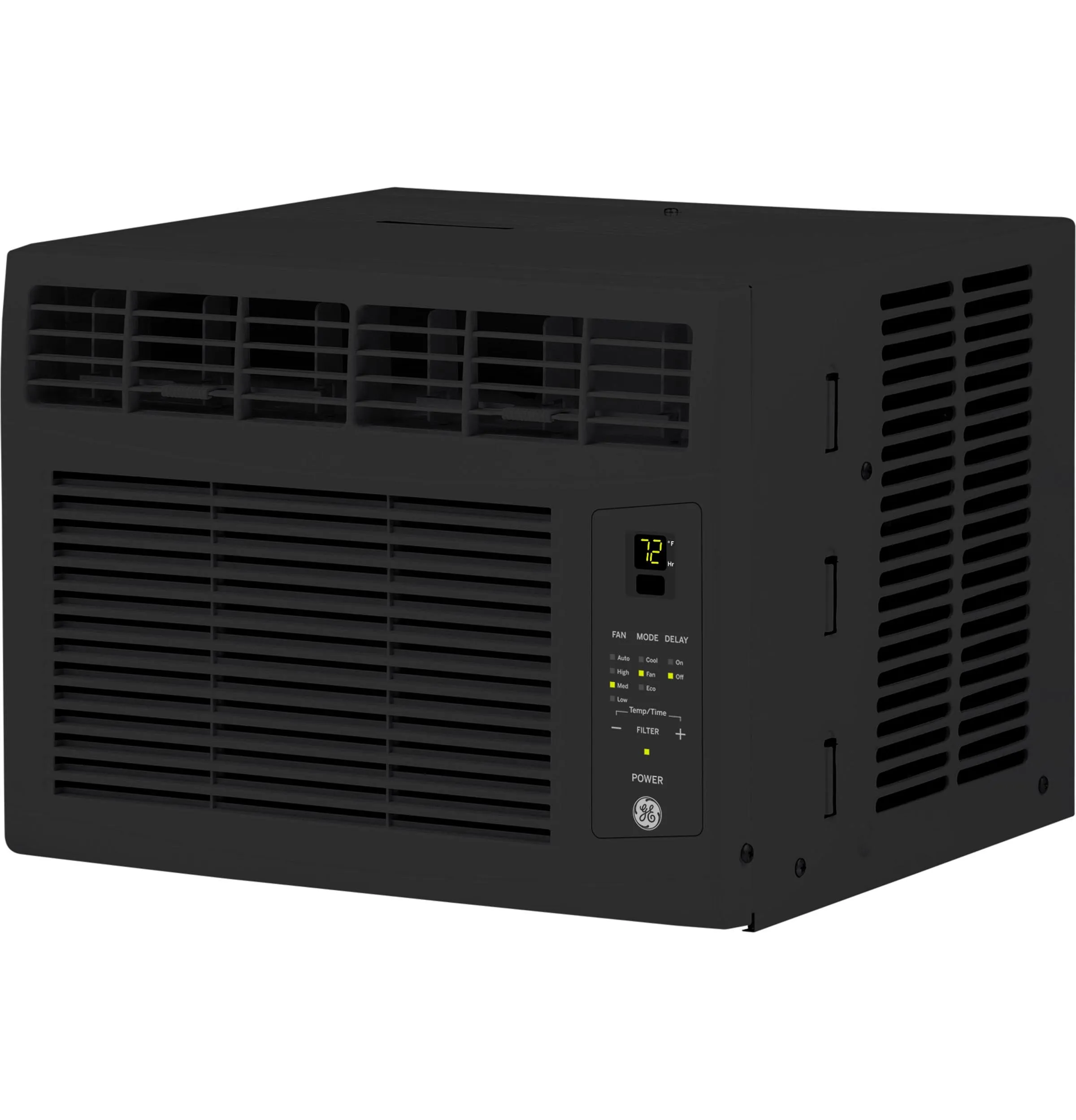 Ge Appliances AHEF06BC Ge 6.000 Btu Electronic Window Air Conditioner For Small Rooms Up To 250 Sq Ft.. Black