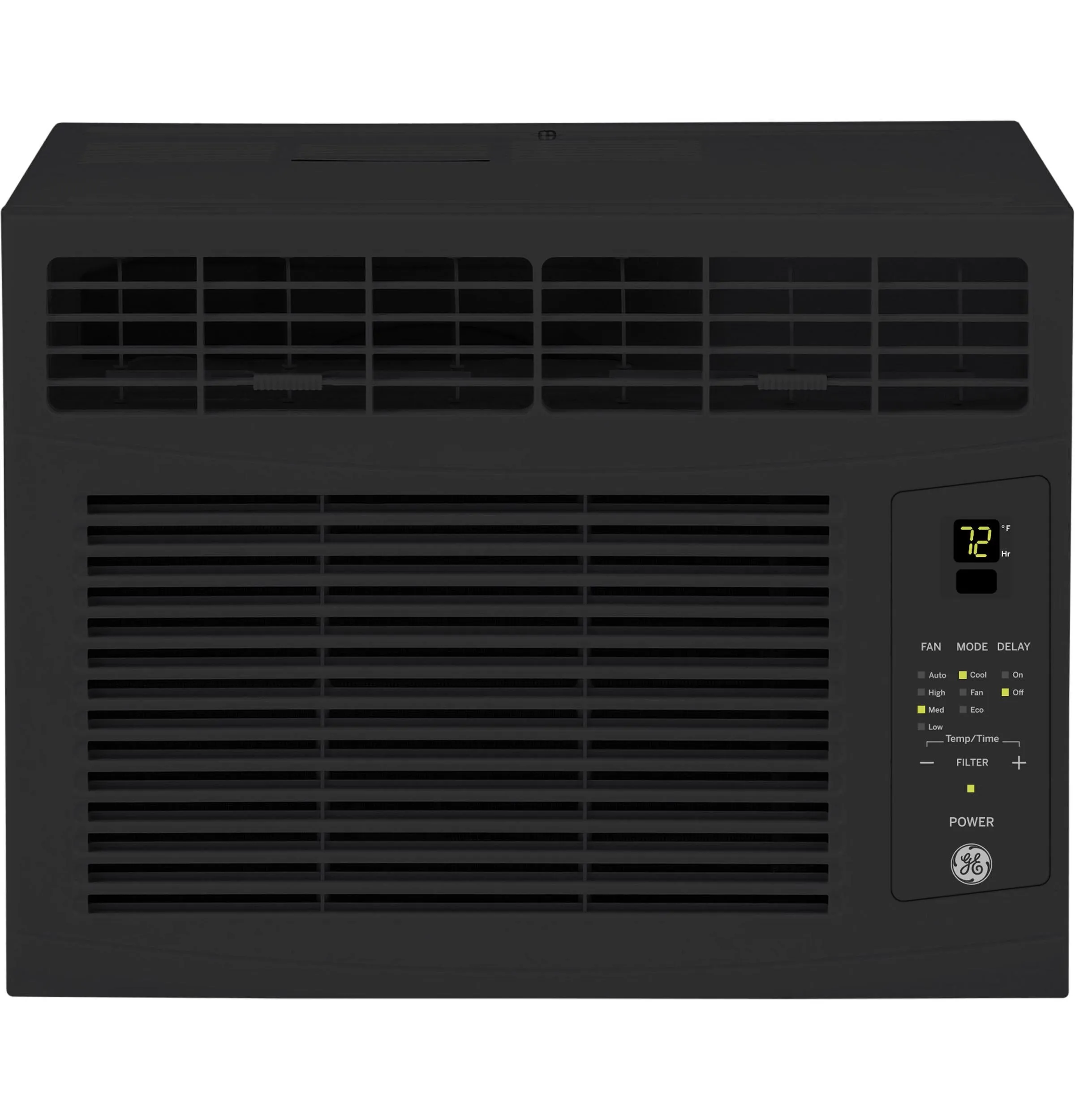 Ge Appliances AHEF06BC Ge 6.000 Btu Electronic Window Air Conditioner For Small Rooms Up To 250 Sq Ft.. Black