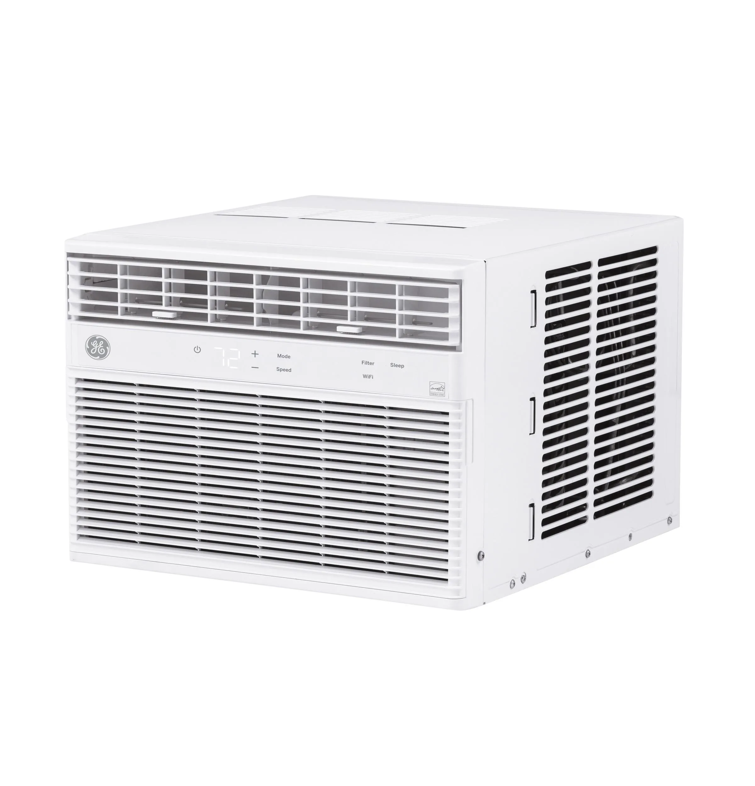 Ge Appliances AHEK08AC Ge Energy Star 8.000 Btu Smart Electronic Window Air Conditioner For Medium Rooms Up To 350 Sq. Ft.